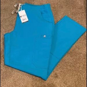 Figs - limited edition teal yola skinny